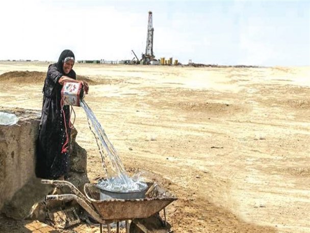 مشکل تامین آب روستای مشرفه کوچک غیزانیه رفع شد