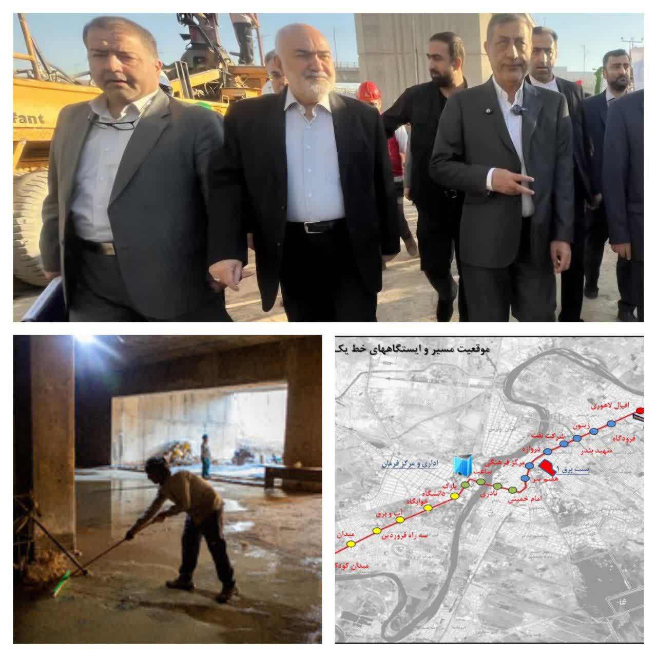 متروی اهواز در ایستگاه تهران ؛ نشستهای کلیدی استاندار خوزستان در تهران برای فعالسازی عملیات اجرایی مترو