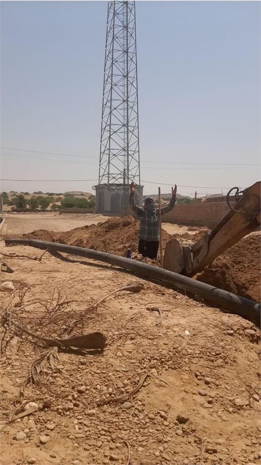 مشکل تأمین آب روستای مشرفه کوچک غیزانیه رفع شد