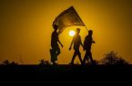 ۱۵ هزار پرچم برای فضاسازی اربعین در اهواز و مرز چذابه نصب شد