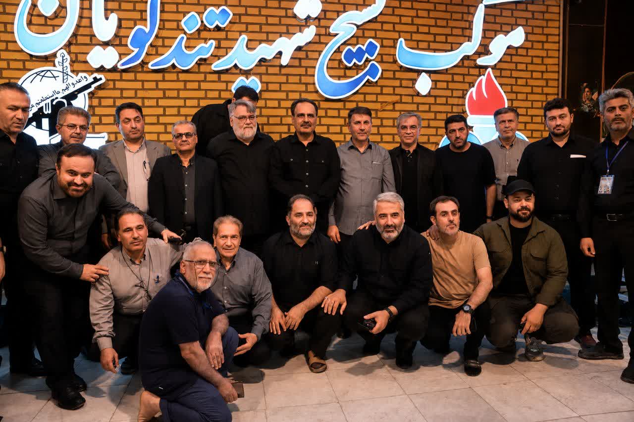 گزارش تصویری بازدید مدیرعامل مناطق نفتخیز جنوب و  هیأت همراه از موکب شهید تندگویان در مرز چذابه