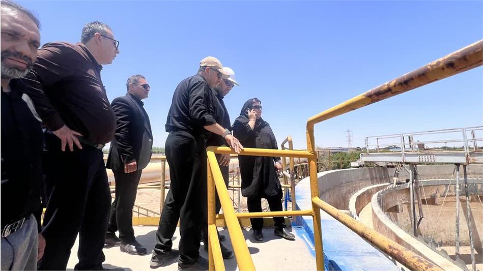 بازدید کارشناسان شرکت مهندسی آبفا کشور از تصفیهخانههای آب اهواز